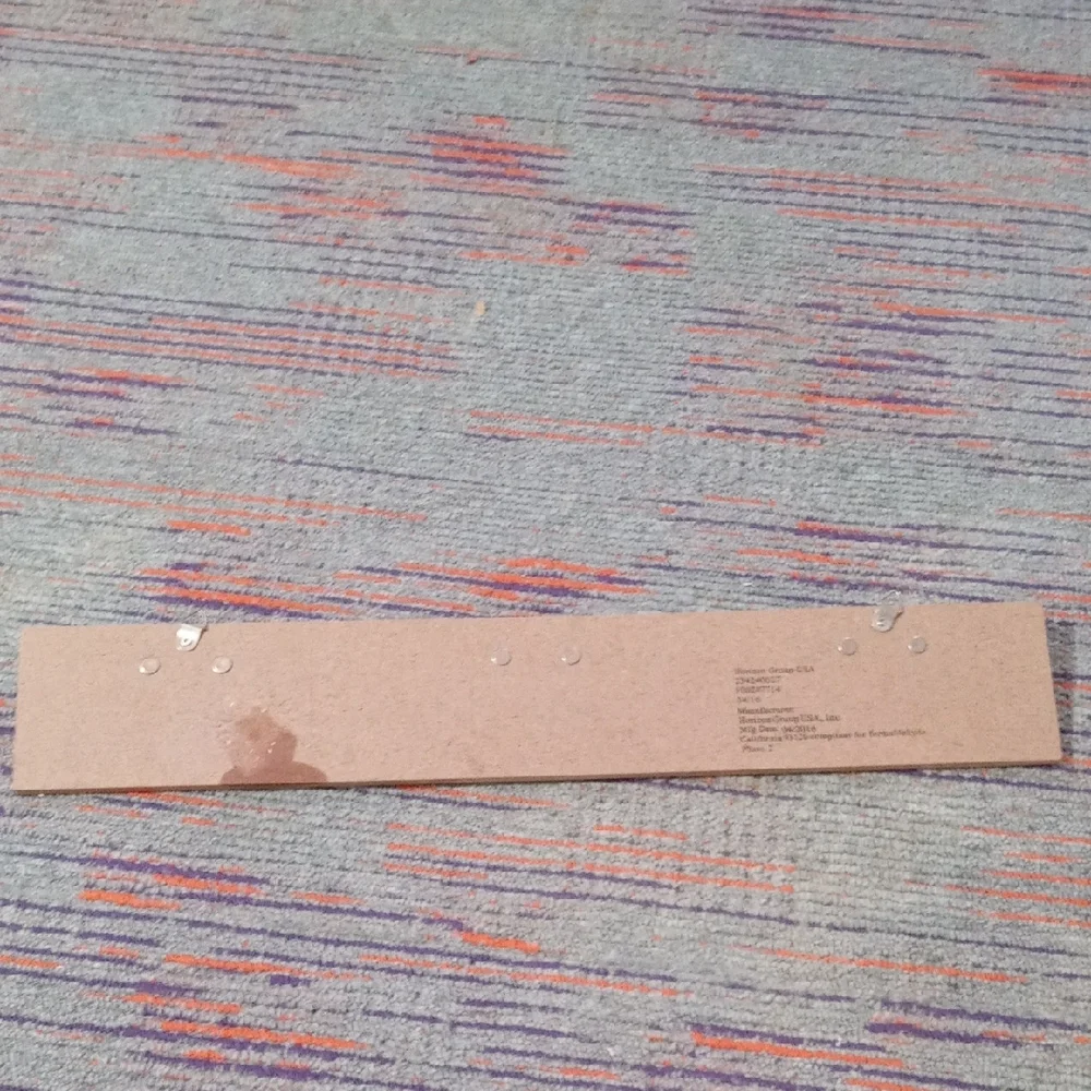 Wooden Ruler with Metal Clips